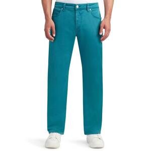 NEW MONFRERE jayden sarcelle straight leg jeans in green